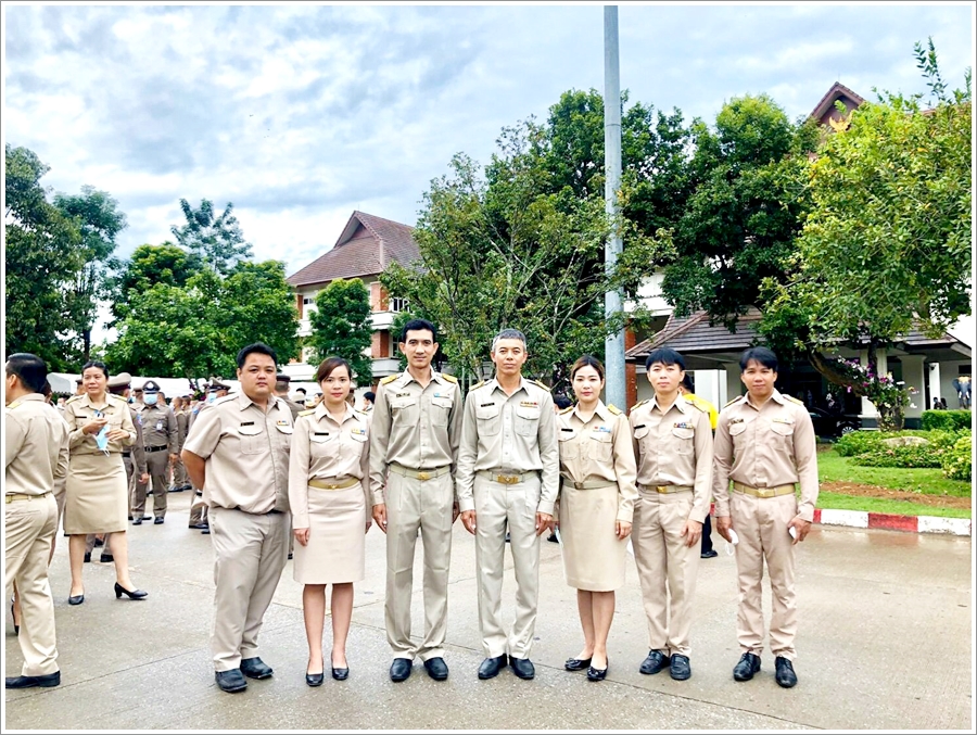 ﻿สำนักงานบังคับคดีจังหวัดเชียงรายเข้าร่วมกิจกรรมการเชิญธงชาติและร้องเพลงชาติไทย